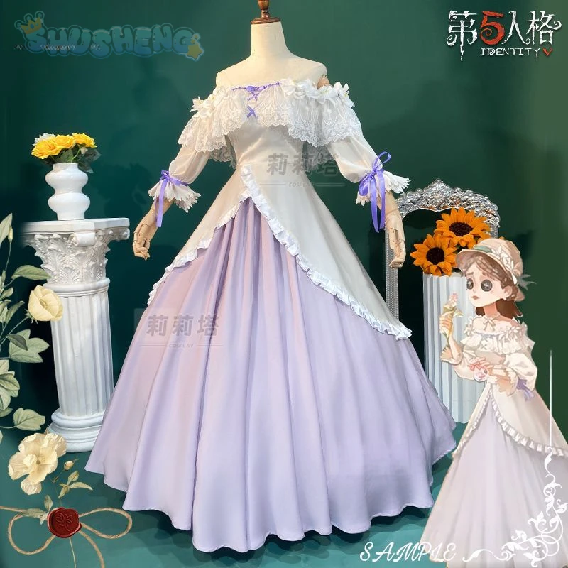 Nieuwe Vera Nair cosplay Game Identity V Parfumeur Kostuum Sweet Lolita Prinses Jurk Hoed Set Party Kerst Meisje Uniform Gift