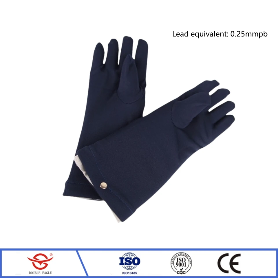 Direct selling x-ray radiological protection 0.25mmpb lead gloves radioactive workshops nuclear radiation protective lead gloves