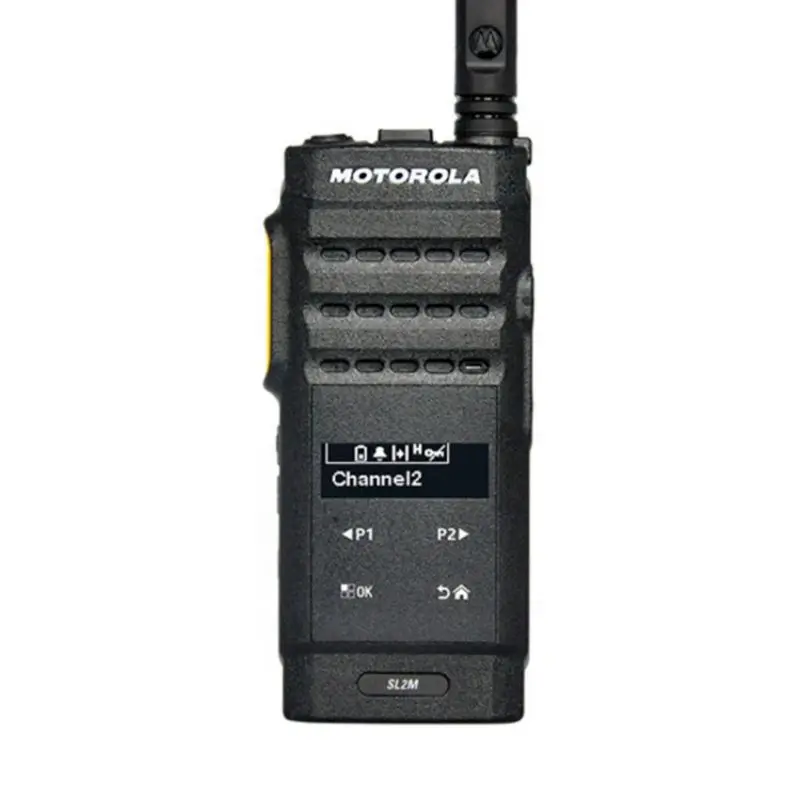 Motorola SL2M UHF digital walkie-talkie is light and portable SL2600  SL500e.