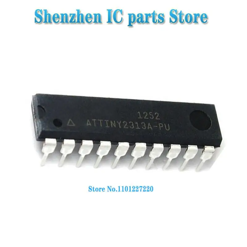 5pcs/lot ATTINY2313 ATTINY2313A-PU ATTINY 2313 DIP-20 In Stock