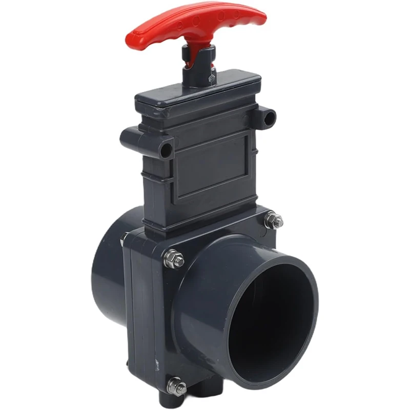 RVs Sewer Gate Valve Shut Off Valve W/ Leak Proof Cap Pull Type Waste Hose Valve For Caravan Motorhome Toilet Waste Water System view 5