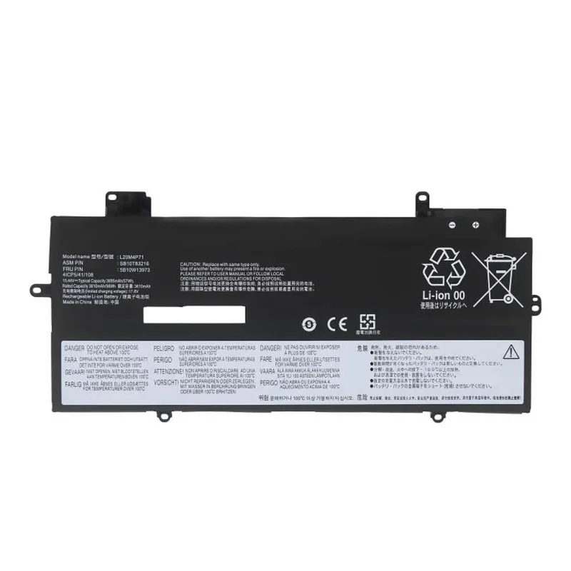 Imagem -02 - Bateria do Portátil para Lenovo Thinkpad x1 Carbono Gen Yoga g6 15.48v 57wh L20c4p71 L20d4p71 L20l4p71 L20l4p71 L20l4p71