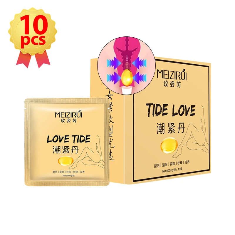 10Pcs Vaginal Tightening Capsules Orgasm Gel Vaginale Tighten Vagina Shrinking Women Libido Enhancer Female Private Body Care