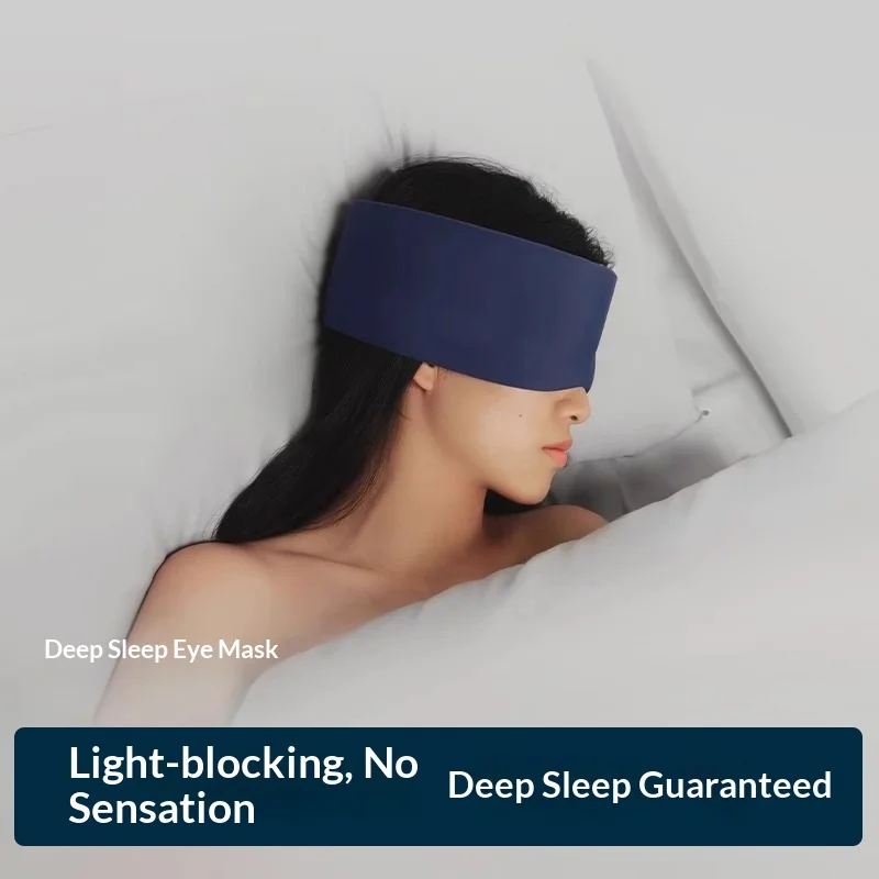 

2nd Gen Deep Sleep Eye Mask, No Pressure Light Blocking Washable Breathable Anti Mite Single Eye Cover Home Travel Use