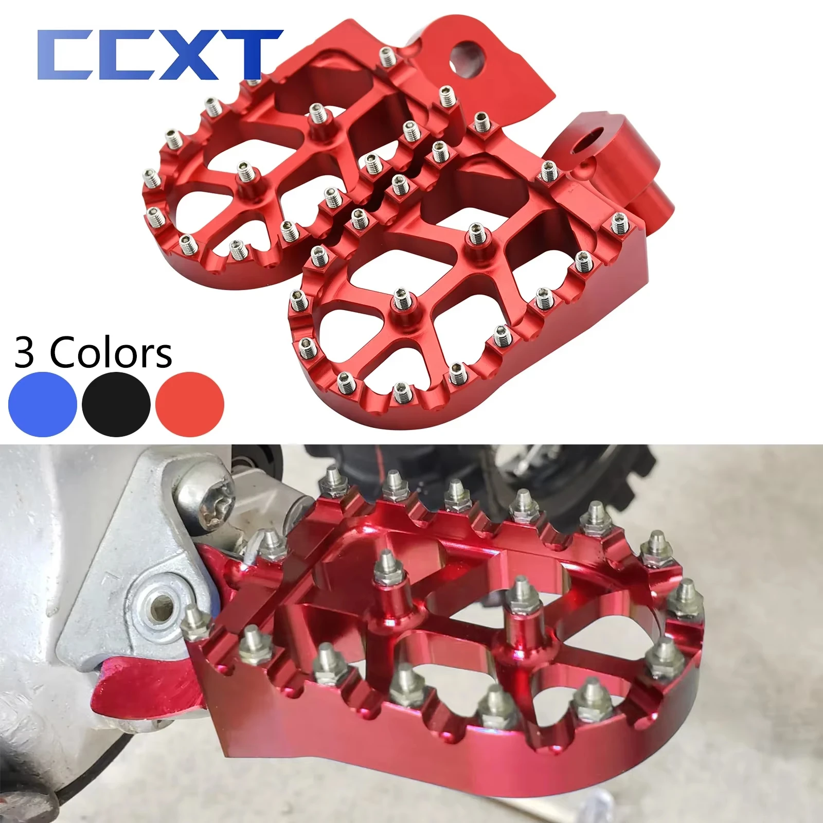 

CNC Foot Pegs Footrest Pedals Footpegs For Yamaha YZ125X YZ250X 2016-2022 YZ65 YZ85 YZ125 YZ250 YZF250 YZF426 YZF450 1997-2022