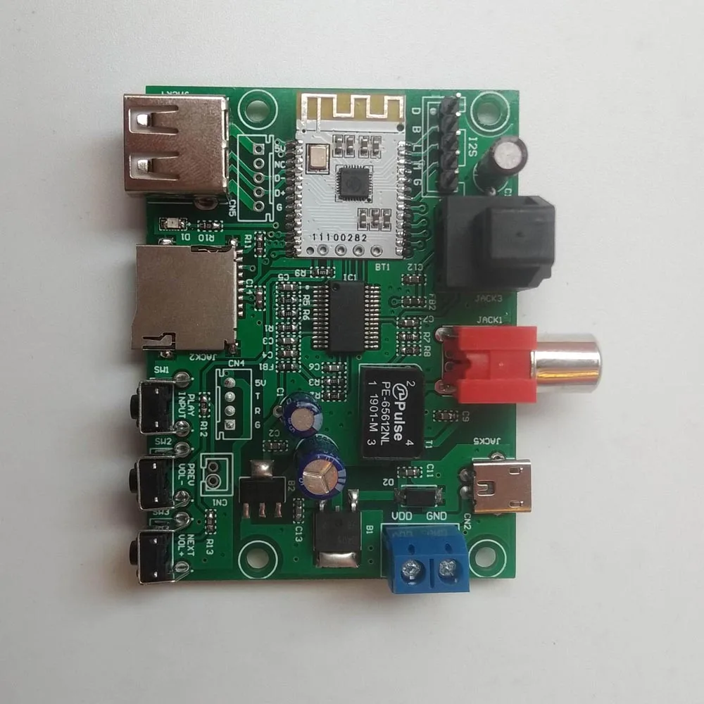 USB Flash Drive/TF Card Lossless Player, Bluetooth 5.0 Audio Receiver, I2S/Coaxial/Fiber/ES9018 DAC