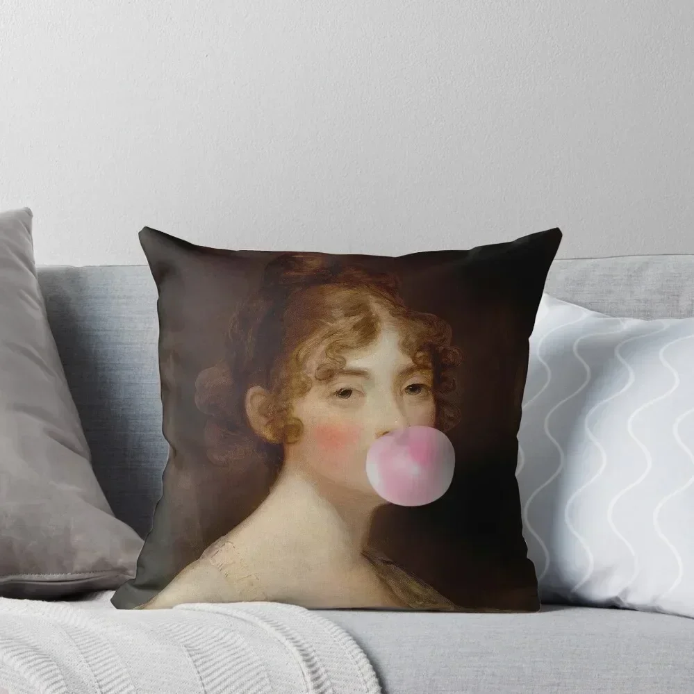 

cute girl bubblegum Throw Pillow Luxury Pillow Case Ornamental Pillow sleeping pillows christmas pillowcases