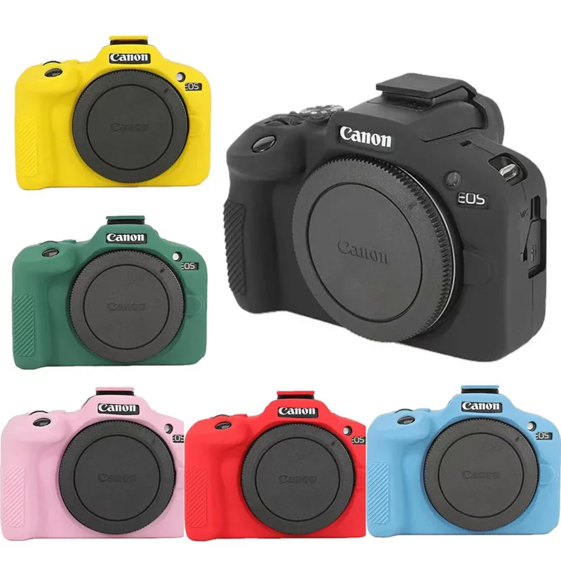 Do aparatów bezlusterkowych Canon EOS R100 Tylko nowe silikonowe etui pancerne R100 Torba na aparat Osłona korpusu Protector