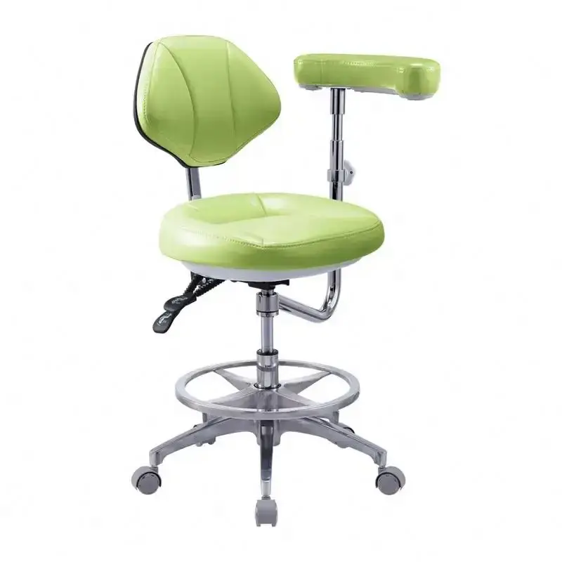 Adjustable Saddle Chair for Dental Clinics Medical Use Dentist Stool with Armrest Oral Therapy Equipment & Accessory