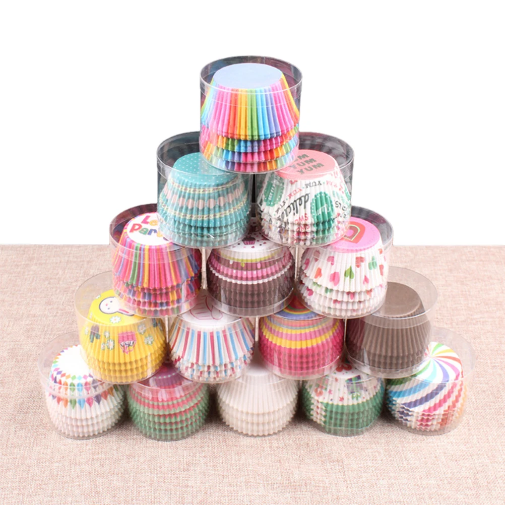 

100 Pcs Cake Cups Cupcake Wrapper Wrappers Paper Liners Cupcack Wraps Chocolate