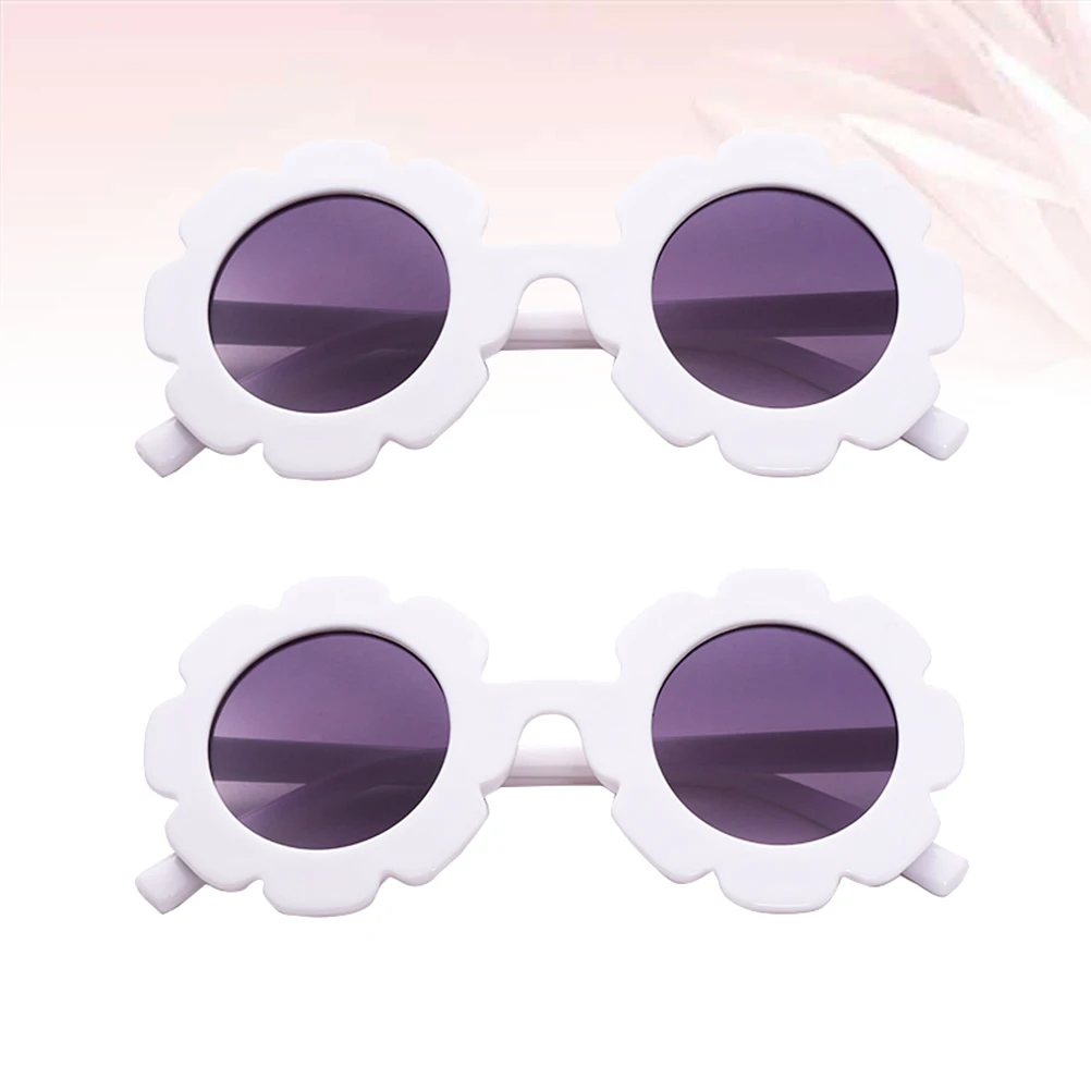 

2pcs Anti-Uv For Kids Lightweight Child Sunglasses Party Sunglasses Outdoor Party Accessories Stylish