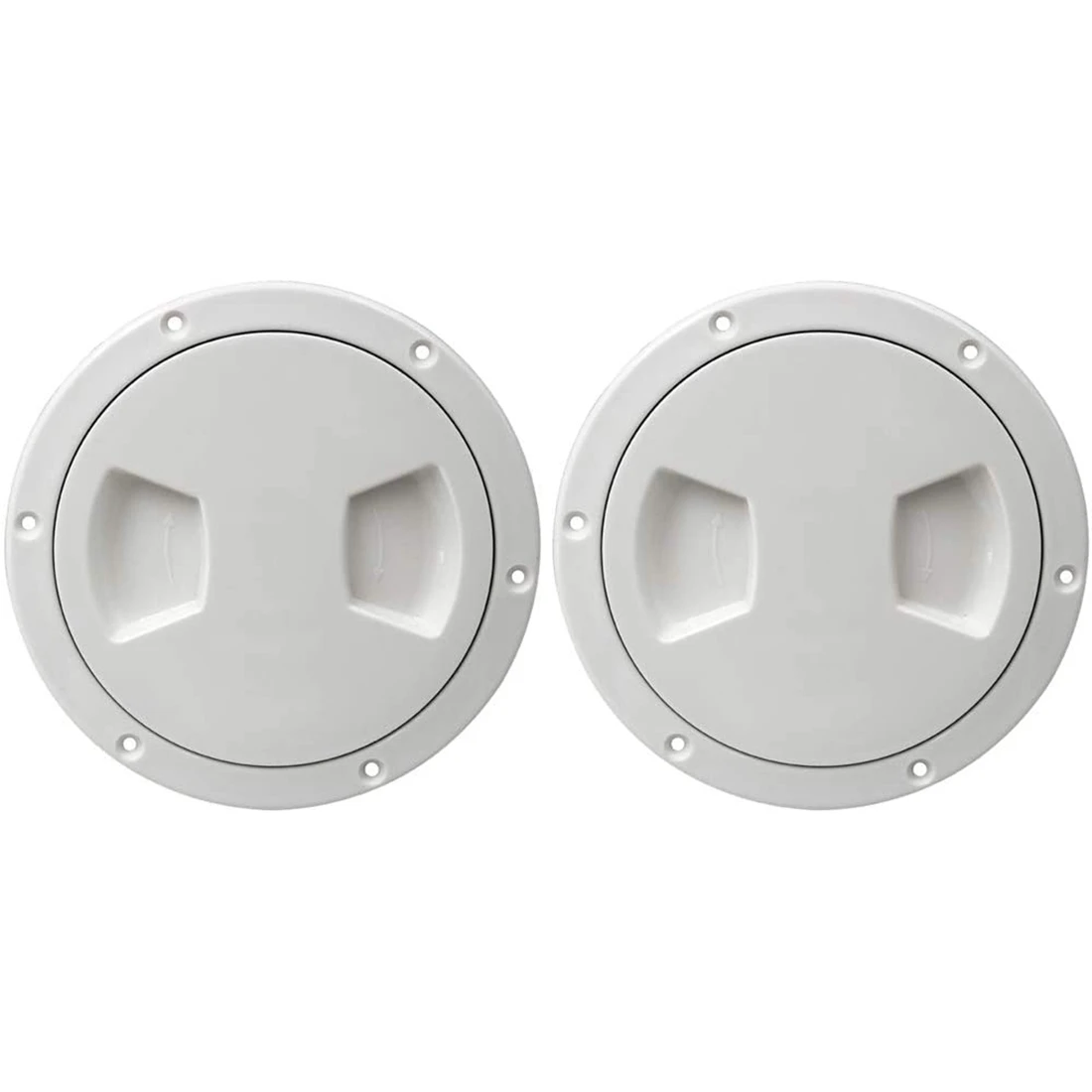 جديد 2 قطعة البحرية RV 5 بوصة غطاء فتحة الوصول تويست خارج سطح السفينة لوحة ، جولة عدم الانزلاق فتحة قابلة للإزالة غطاء عزل مقاوم للماء