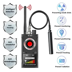 K18 Detector Multi-function Anti Mini Bug Audio SPY-Camera GSM Finder GPS Signal Lens RF Locator Tracker Detect Wireless Camera