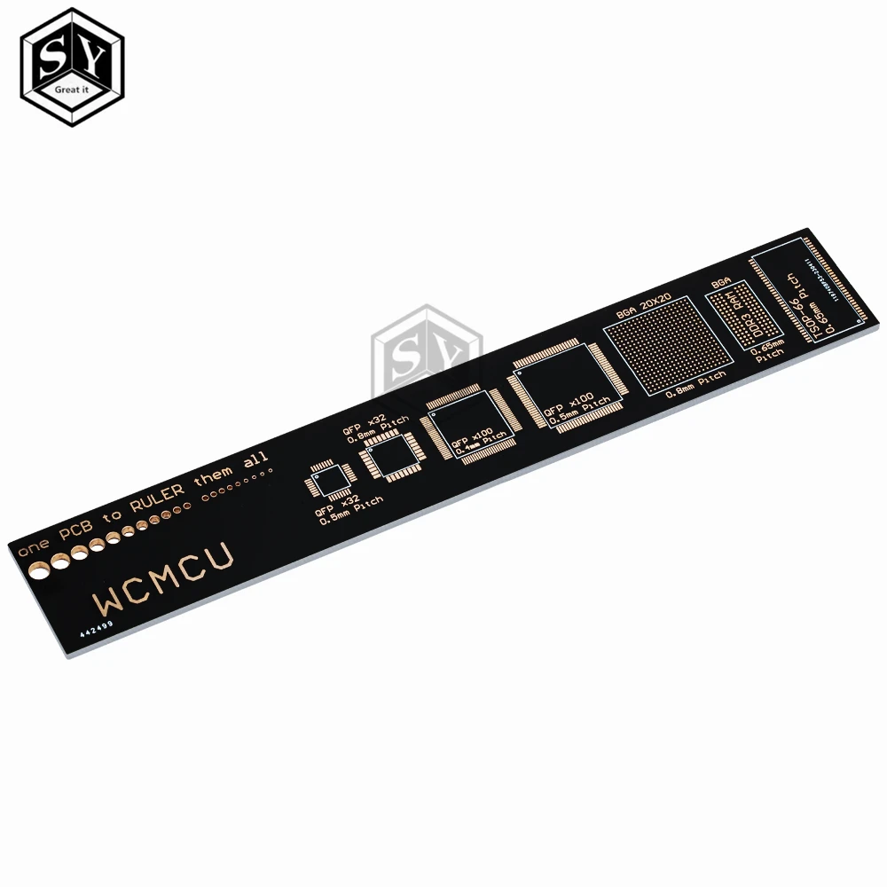 PCB Ruler For Electronic Engineers For Geeks Makers For Arduino Fans PCB Reference Ruler PCB Packaging Units v2 - 6