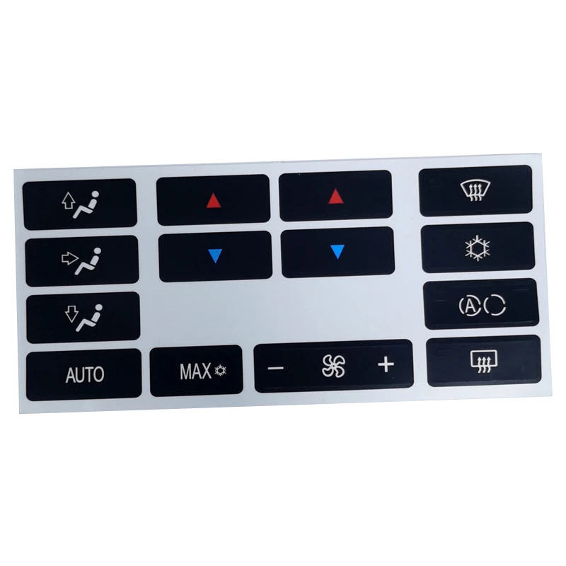 New 1Set Car Climate Control Air Conditioning Switch Button Covers for  X5 E53 1999-2006 E39 1996-2002