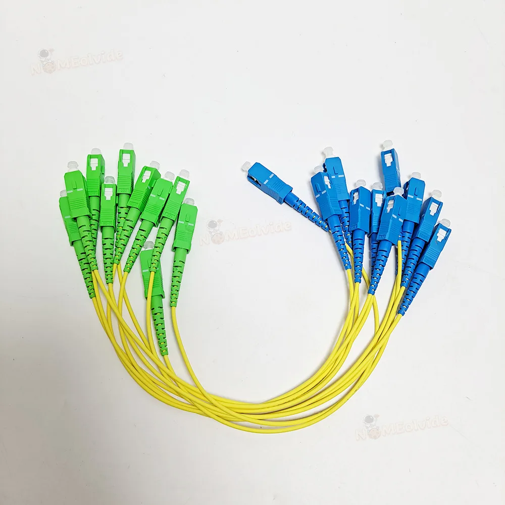 10Pcs SM G657A1,Simplex SC/UPC APC Fiber Optic Patch Cord /Cable Connector