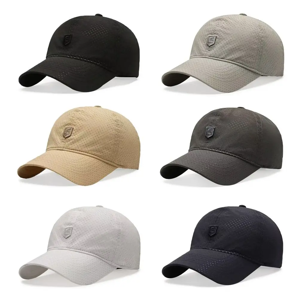 قبعة بيسبول صيفية كاجوال سريعة الجفاف للحماية من الأشعة فوق البنفسجية، قبعة رياضية قابلة للتنفس، قبعات شمس قابلة للتعديل في الهواء الطلق #3
