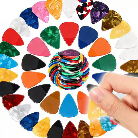 Thin 0.5mm ABS Guitar Picks - 36 or 72 Pack product image