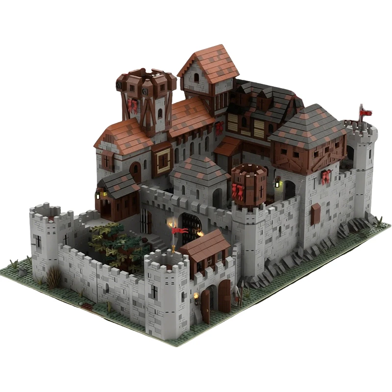 10546 PCS Customize Power Castle MOC Customize Modular Building Block Creative Design Brick Kids Simple DIY Assembly Toy Gift