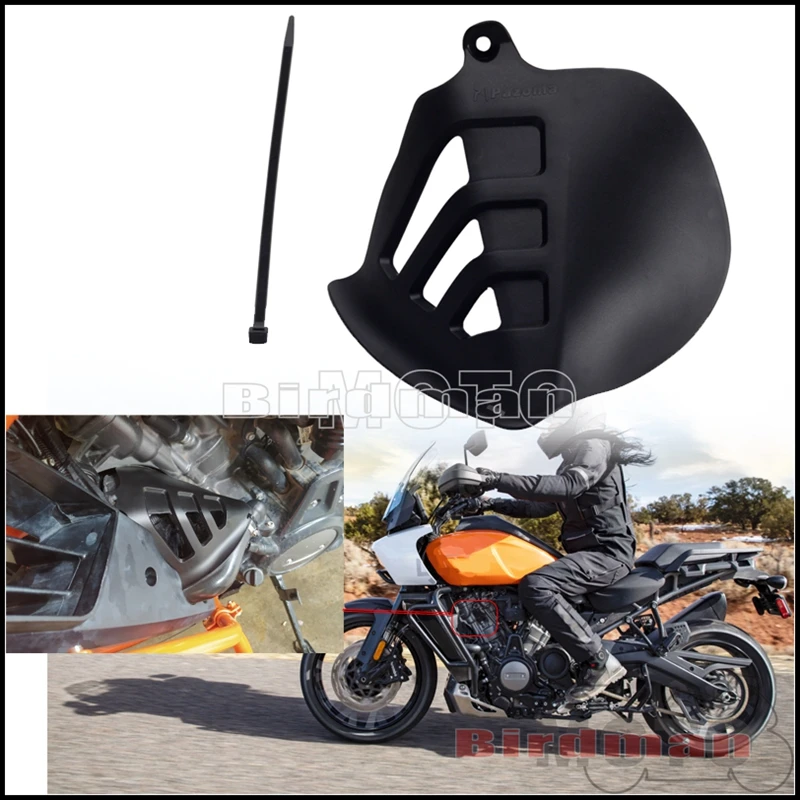 

Motorcycle Hot Air Deflector For Harley Pan America 1250 RA1250 RA1250S 2021-2024 Black Anti-Scalding Cover Radiator Heat Shield