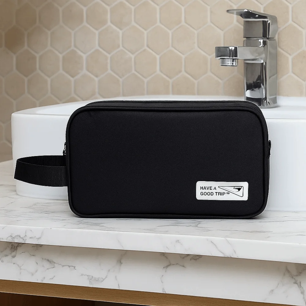 Tragbare Reise-Kosmetiktasche mit Trocken- und Nasstrennung, handgehalten, große Kapazität, Wasch-Kulturbeutel, staubdicht, Reise-Make-up-Tasche für Zuhause