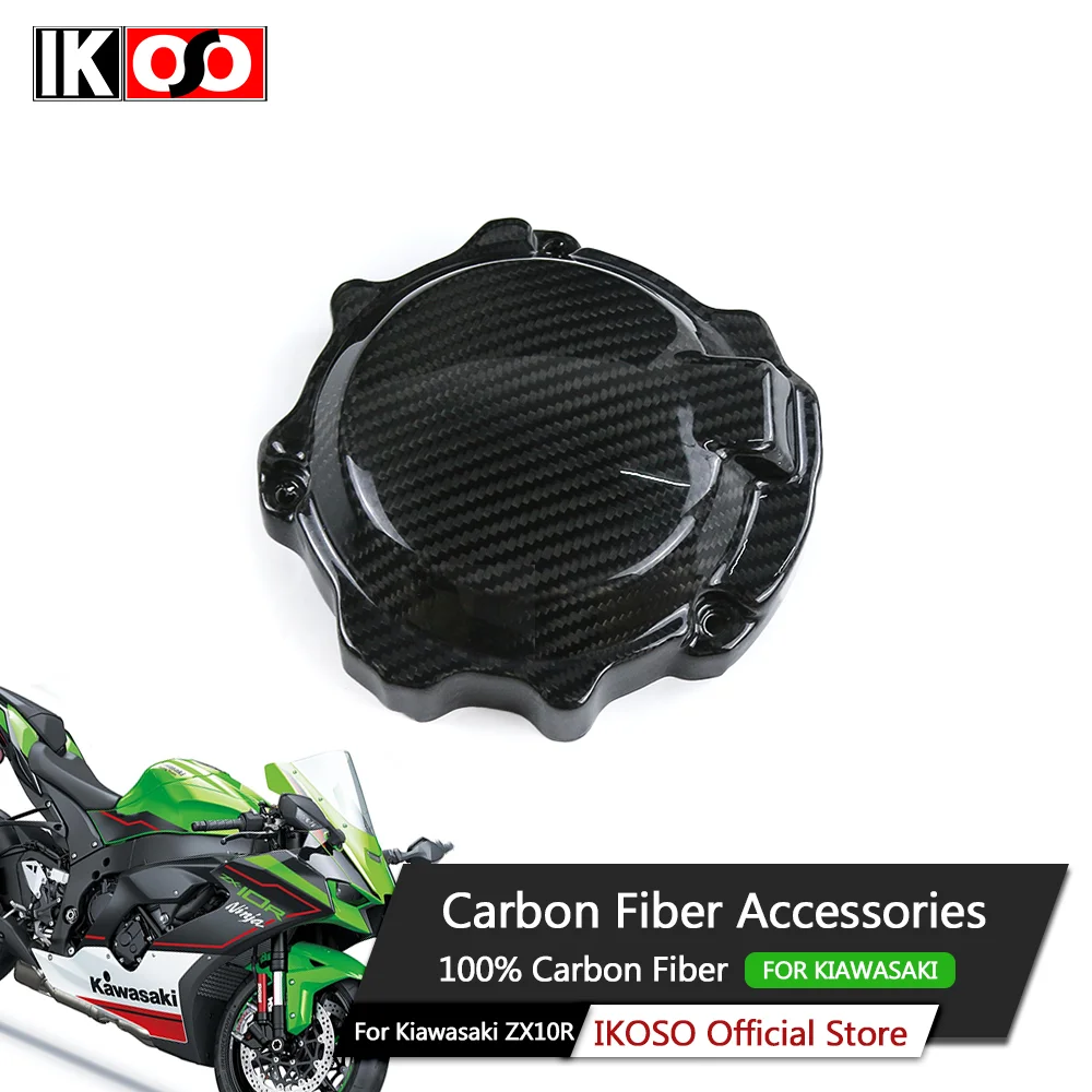 

For Kawasaki ZX-10R 2011+ Carbon Fiber Alternator Cover 100% Full Dry Carbon Fiber Motorcycle Parts and Accessories 2011+