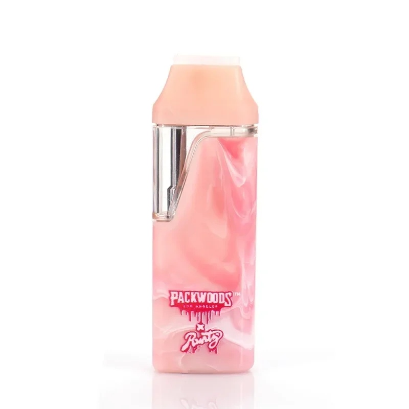 10pcs Packwoods X Runtz E Cigarettes Rechargeable Vape Pen Pod Marble Texture 1ml 380mah Micro USB Charger Thick Oil Vapor Vaper