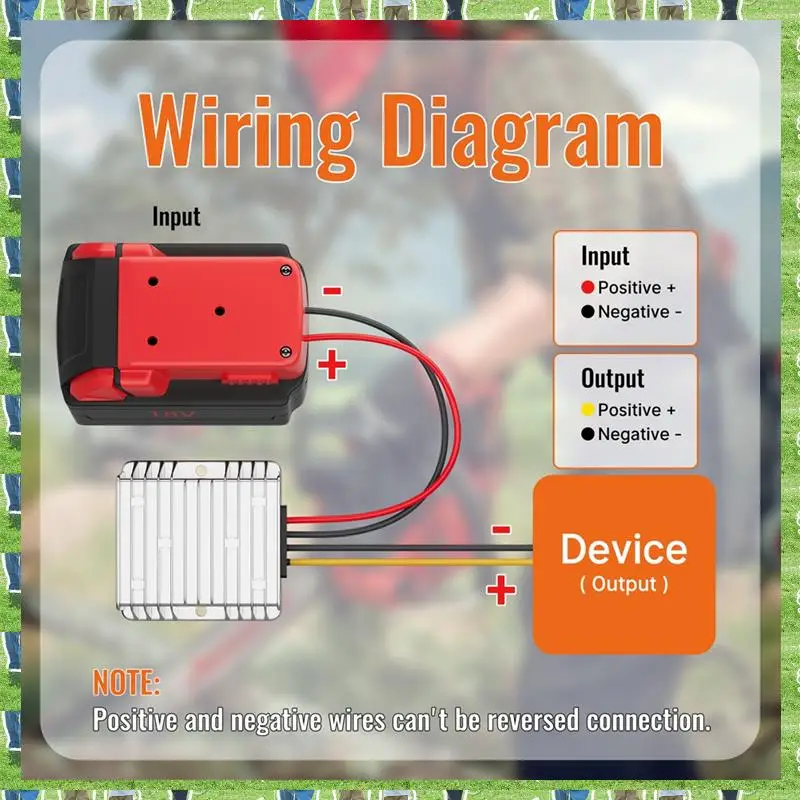 

FTS Step-Down Converter 18V To 12V For M18 Battery Adapter DC 12V 20A 240W Step-Down Converter Voltage Regulator
