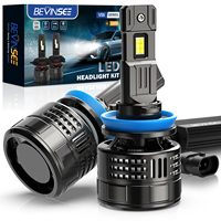 BEVINSEE H11 LED 28000LM 150W H7 H4 Headlights CANBUS 9005 HB3 9006 HB4 H8 H9 9012 HIR2 LED High Power Auto Headlamp 6000K 12V