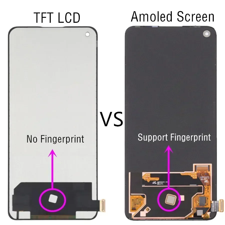 Amoled and TFT LCD Display Screen for Realme, Touch Panel Digitizer for GT Neo 3T, 6.62 