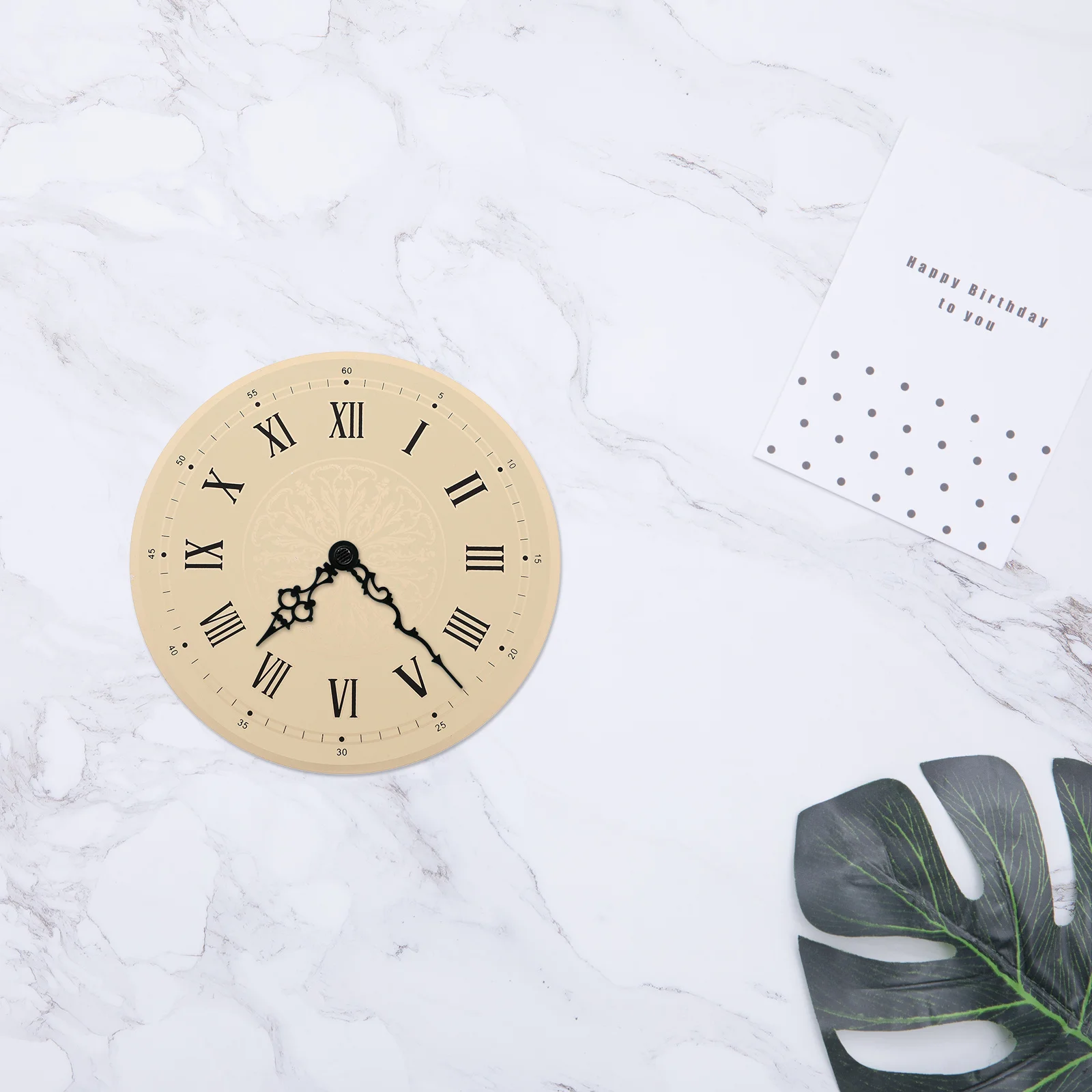 

1pc Retro Quartz 6.8-Inch Round Iron Diy Replacement Face For Wall Home Office Decor Replacement Diy Clock Iron Dial Plate