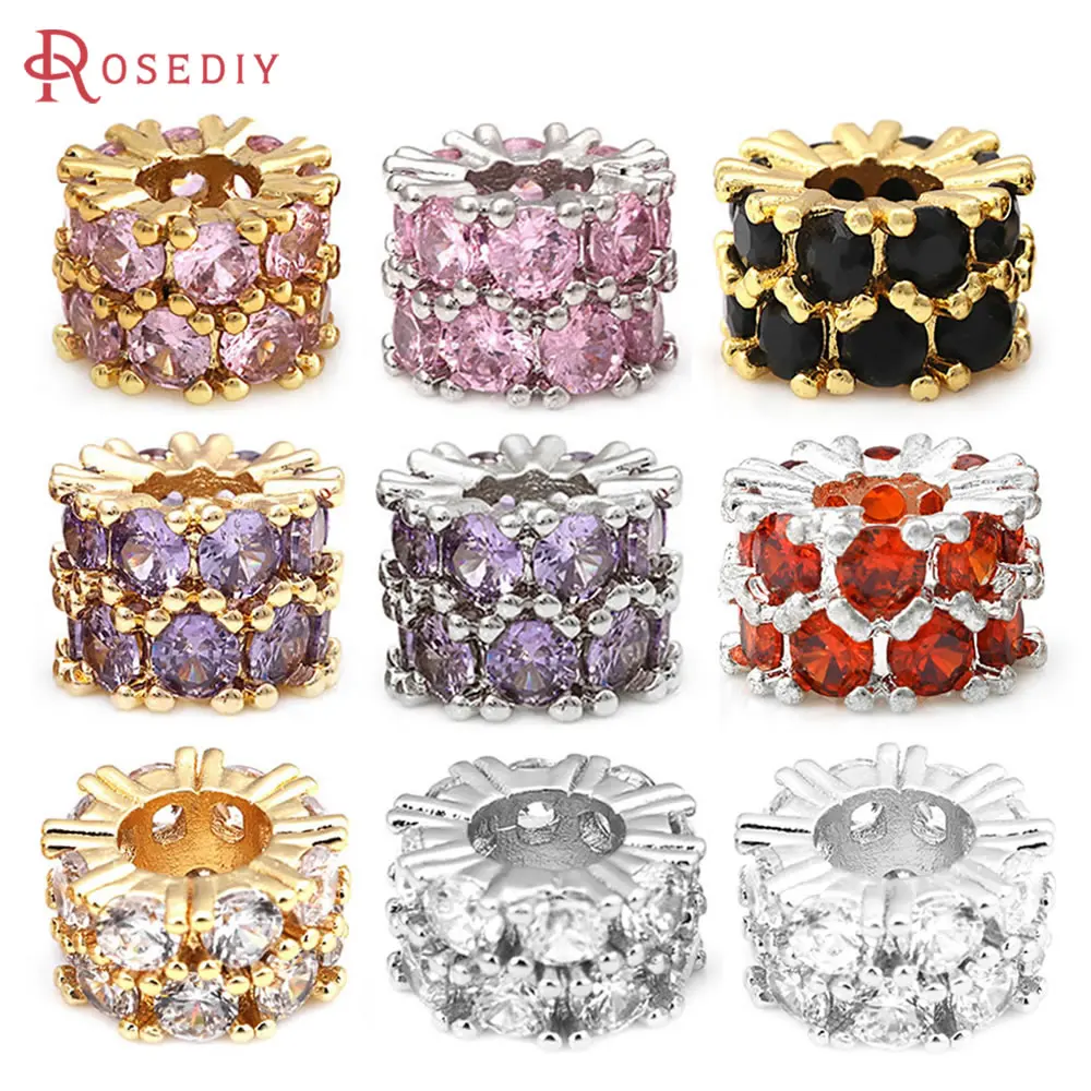 4PCS Brass And Zirc… - image