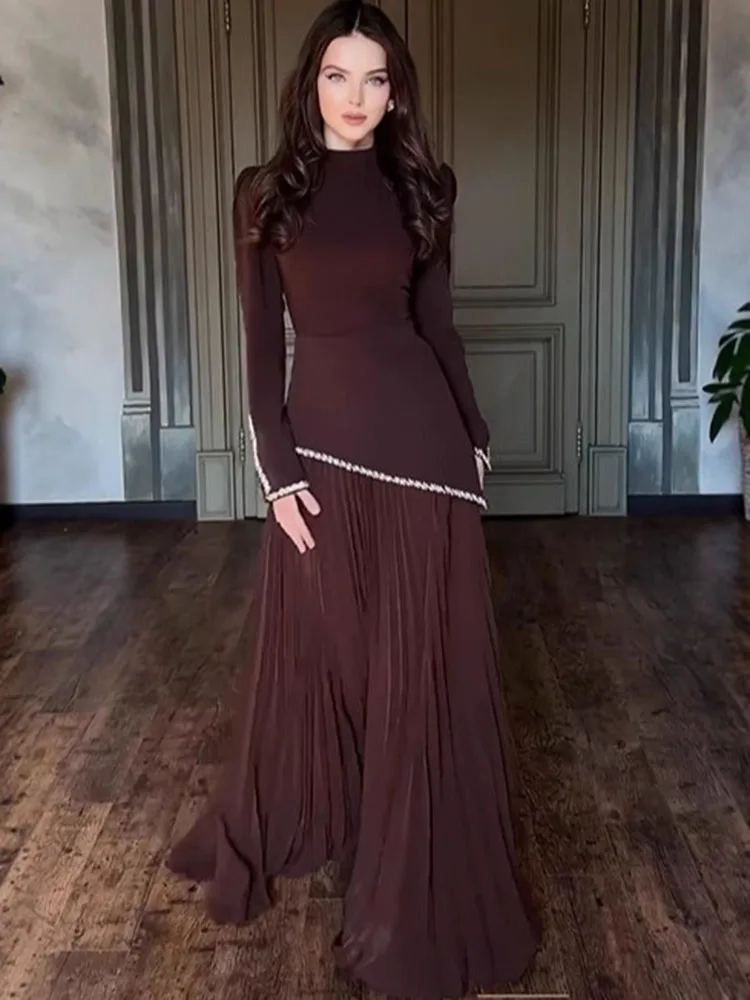 AW Customized Elegant A-Line Long Dirlls Wedding Prom Dresses Exquisite High Quality Special Fashion Formal Party Gown for Women