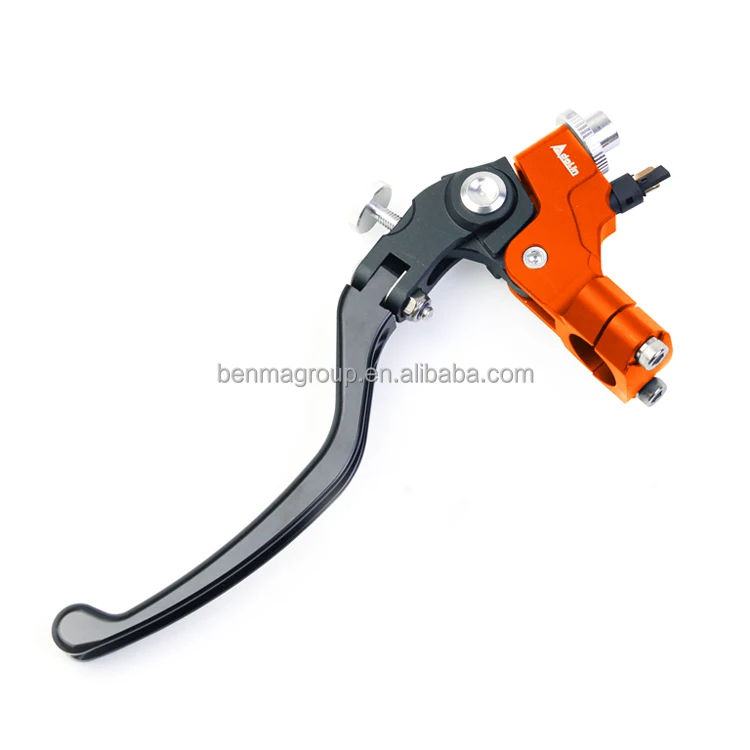 CNC Motorcycle Parts ADELIN Brake Master Cylinder Gold PX27 PX-27 Brake Lever With Pump view 5