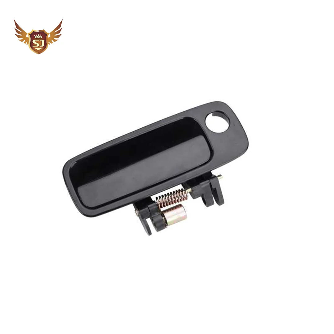 Exterior Door Handle for Camry 97-01, Front Rear Outer Door Handle, Left and Right, Smooth Black