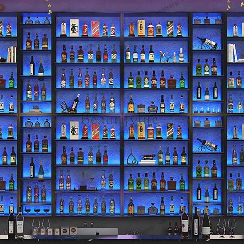 Mueble para Botellas de Vino, Moderno, para el Hogar, Estante de Exhibición para Restaurantes, Cantina, Bar