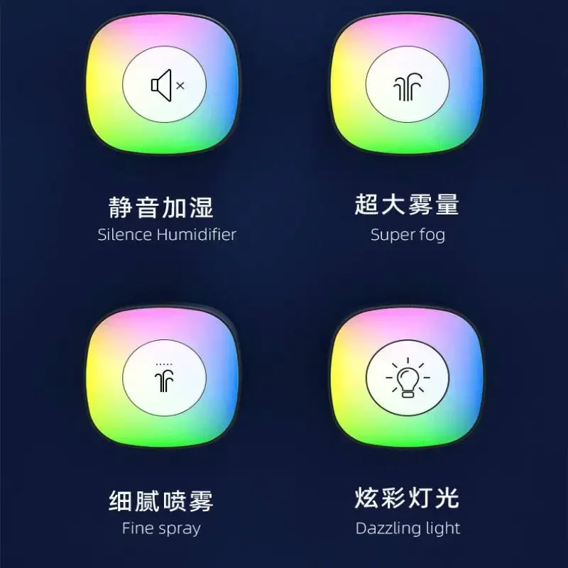 Dropshipme موزع الهواء المرطب زيت طبيعي الناشر بالموجات فوق الصوتية العطر النوم البخاخة للمنزل سيارة مكتب معطّر الهواء