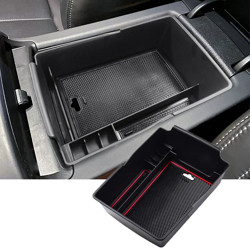 

For Hyundai Santa 2021 2022 2023 Accessories Organizer Car Accessories Center Storage Box Stowing Tidying Bracket Tray