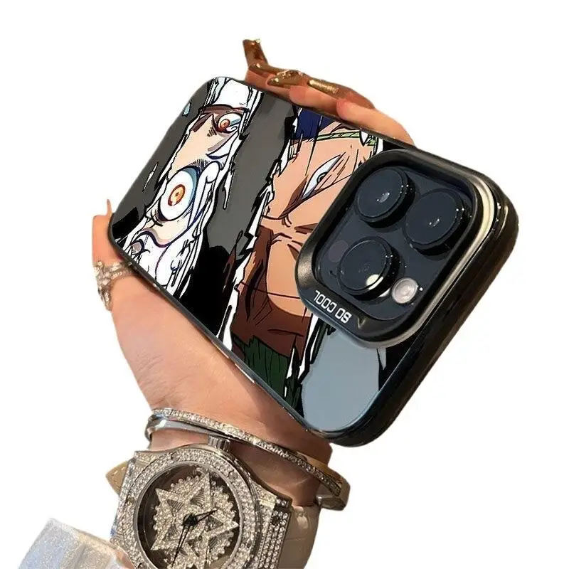 One Piece Anime Cartoon Phone Case Shockproof Protective Back Cover Stylish Mobile Shell Gifts for Anime Fans Daily Accessories