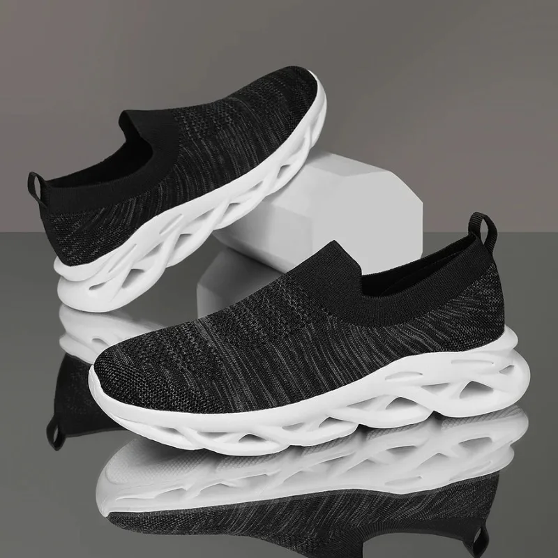 

Casual Men's Shoes Summer Mesh Sports Platform Tennis Breathable Soft Sole Loafers Lightweight Comfortable Walking Shoes 2025