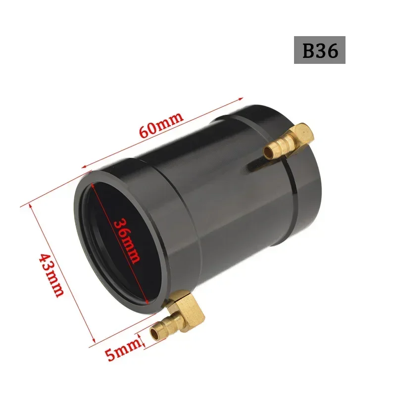RC Boot Goede Kwaliteit Aluminium CNC Marine Motor Waterkoeling Jas voor RC Boot B20/B36/B40 ID 20/36/40mm Borstelloze Motor