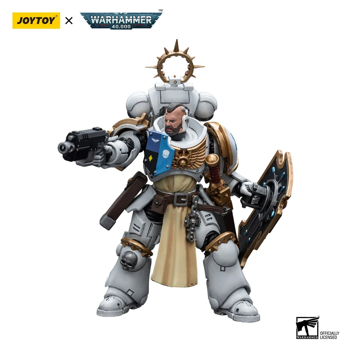 Auf Lager Joytoy Warhammer 40k 1/18 weiße Konsuln Blade guard Veteran Anime Militär modell Action figuren Spielzeug Sammlung Geschenke