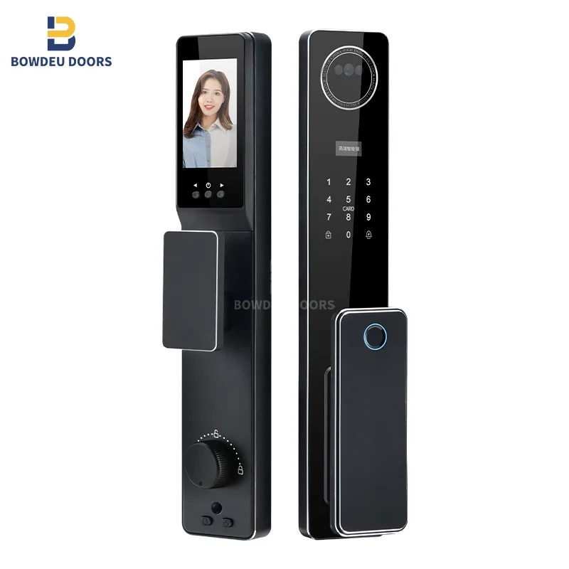 Smart Digital Password Card Wireless Key Fingerprint Door Lock Lock Tuya Smart Door Lock For Aluminum Door