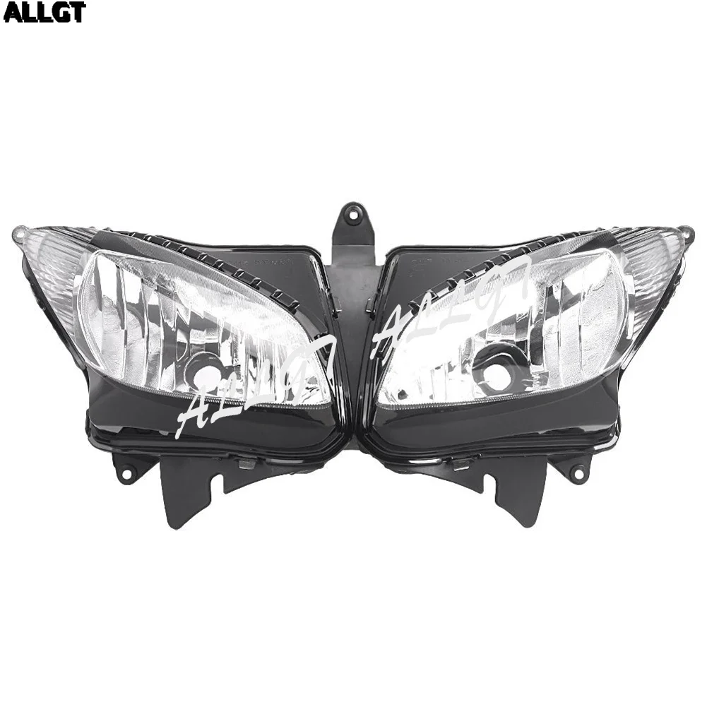 

ALLGT Motorcycle Front Head Light Headlight for YAMAHA FZ6S 2003 04 05 06 07 08 2009 Clear