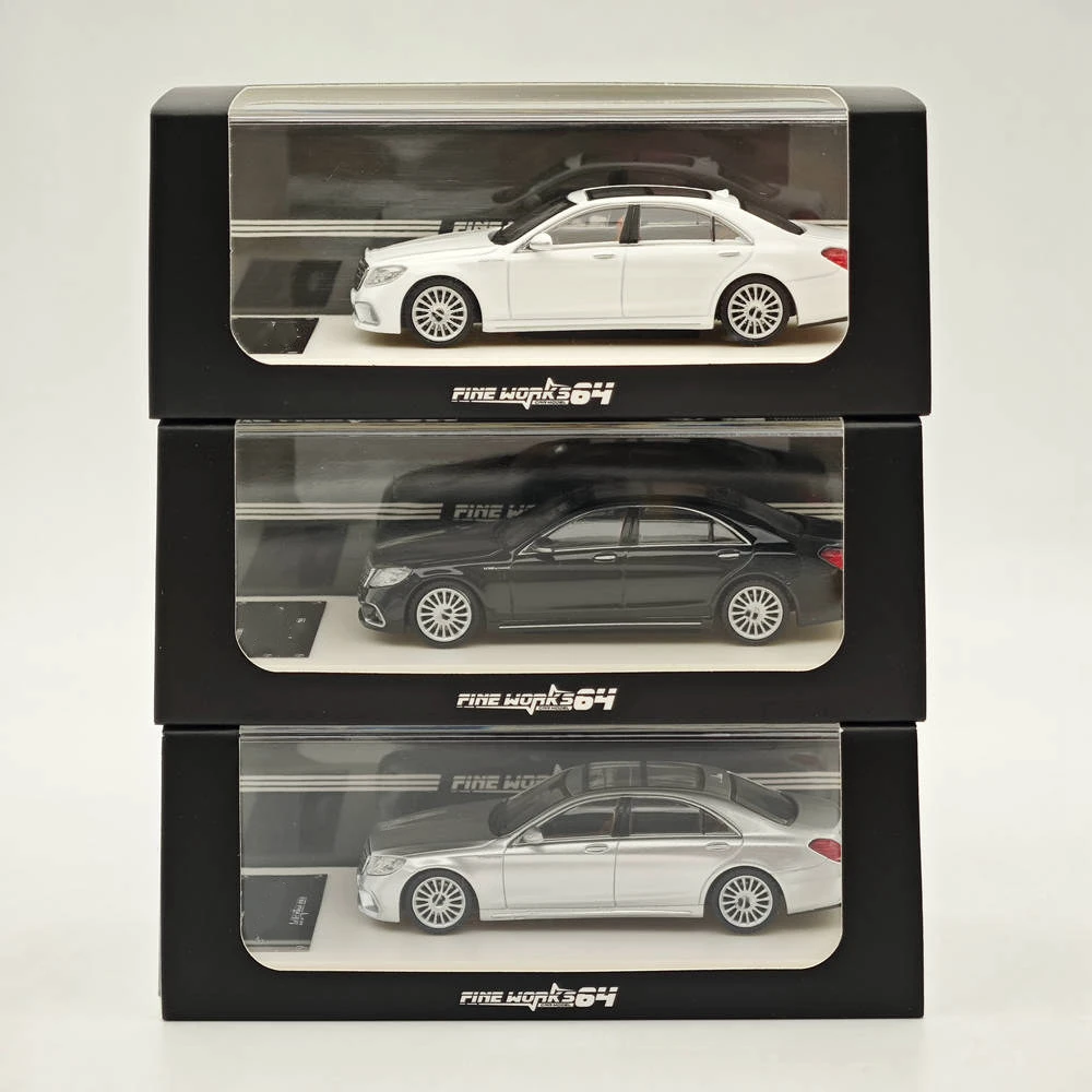 

Fine Works 1:64 Scale S65 W222 Collectible Limited - edition Alloy Display Model Car - For Adults (Not a Toy)