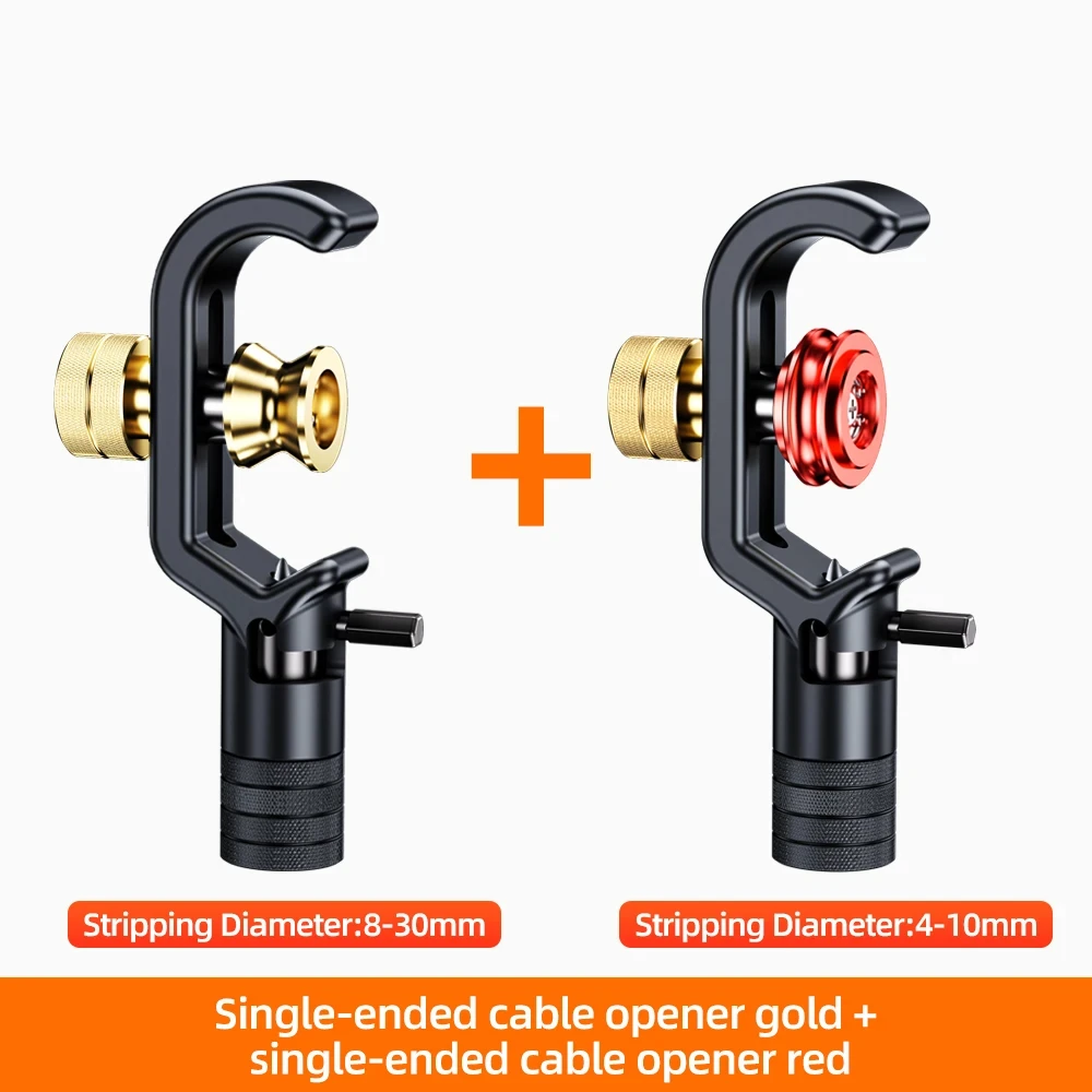 ACS-2 Glasvezelkabel Stripper Longitudina & Transverse Gepantserde Draad Stripper Schede Stripper 4-10mm & 8-28mm Kabel Slitter Gereedschap
