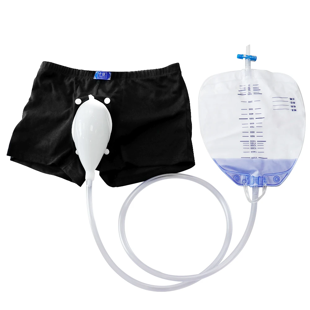 Reusable Urine Collector Bag 1500ML For Men Women Elderly Bedridden Use Incontinence Panty Urine Collection Bag Drainage Bag