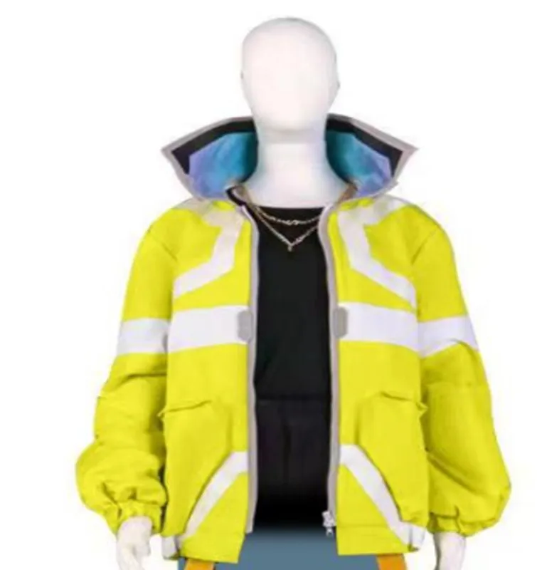 Cyberpunk Game Male Lead David Cosplay Anime Costume Jacket Full Set Student Hoodie Printed Hoodie 3D Printed Jumpsuit