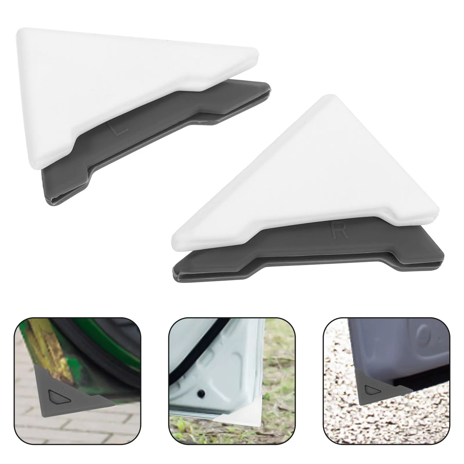 4Pcs Car Door Corner Guards Silicone Protection Car Door Edge Protector Anti Scratch Bumper Guard for Vehicles
