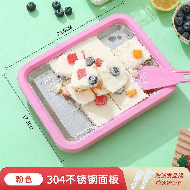 Ice Fried Machine Homemade Fruit Plug-in Free Fried Yogurt Machine Small Household Children's Mini Ice Cream Frozen Large